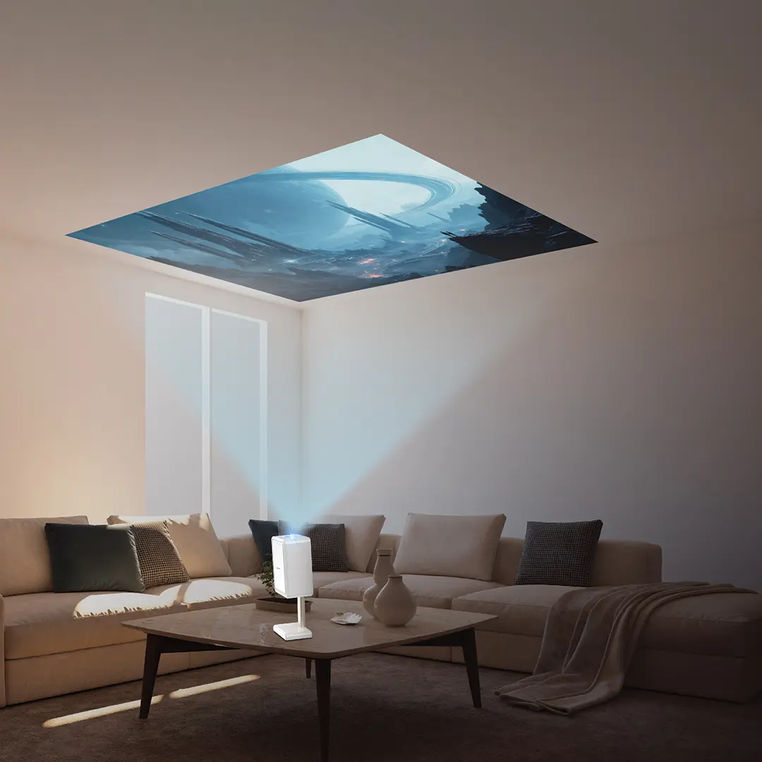 Green Lion GALAXY Portable Projector - White